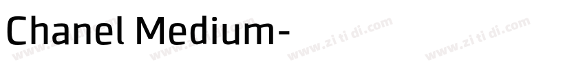 Chanel Medium字体转换